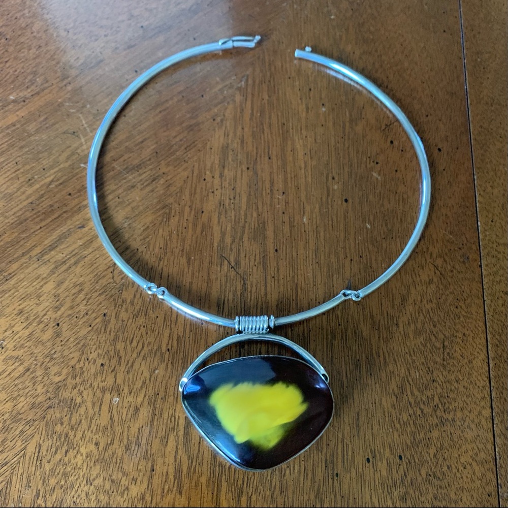 Baltic amber choker
